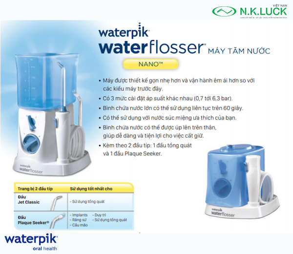 (post) 6 Máy tăm nước Waterpik chính hãng, giá tốt nhất năm nay