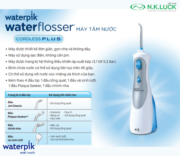 (post) 6 Máy tăm nước Waterpik chính hãng, giá tốt nhất năm nay