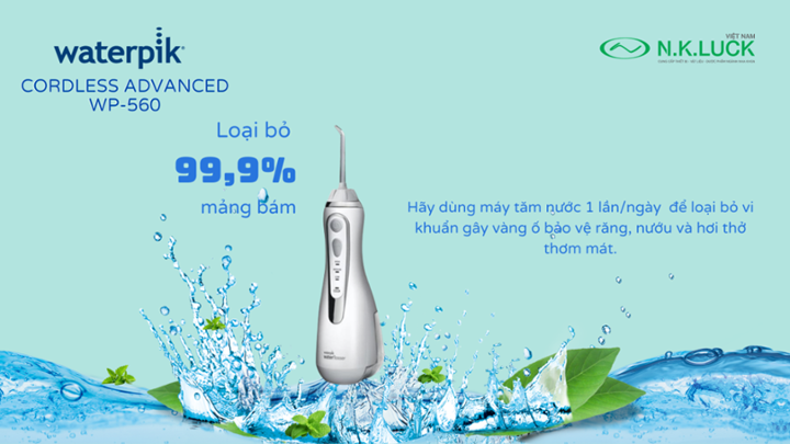 (post) TẠI SAO CẦN DÙNG MÁY TĂM NƯỚC WATERPIK ĐỂ RĂNG KHỎE ĐẸP