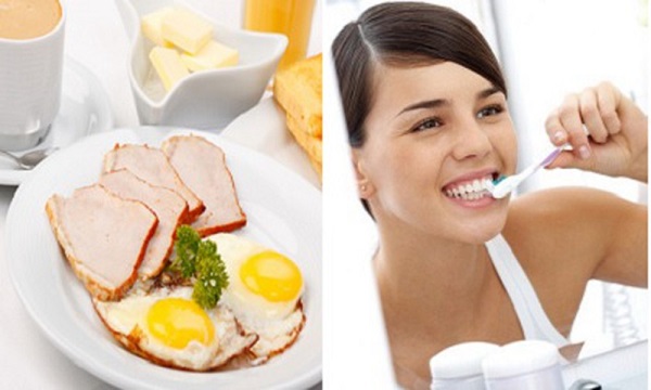 Nên đánh răng trước hay sau khi ăn sáng 1