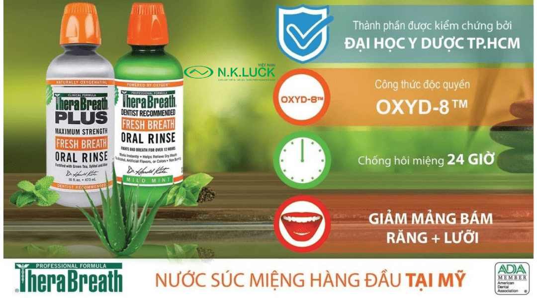 Nước súc miệng TheraBreath 7