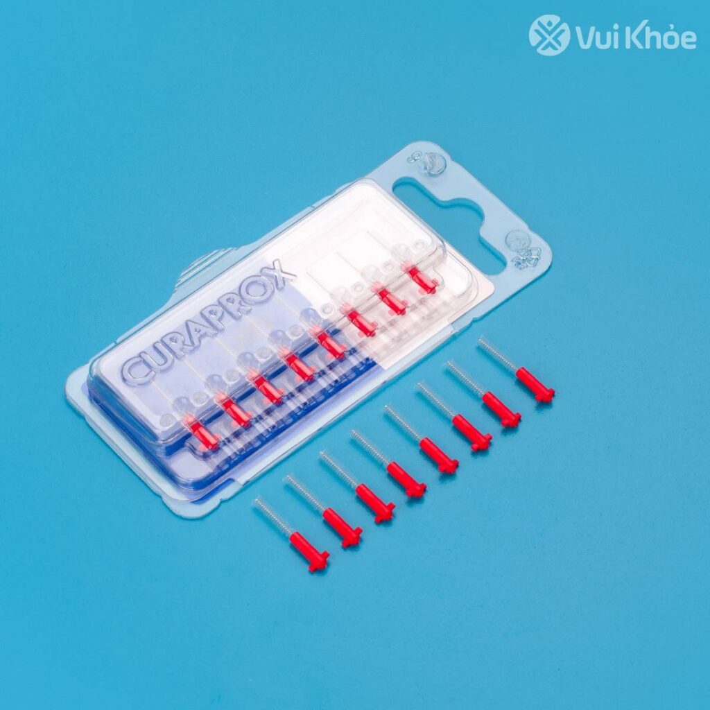 Đầu thay cho bàn chải kẽ răng Curaprox CPS 07 Prime đỏ