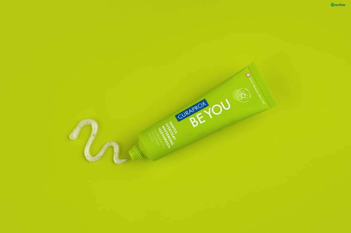 2. Kem đánh răng Curaprox Be You giúp làm trắng răng tự nhiên