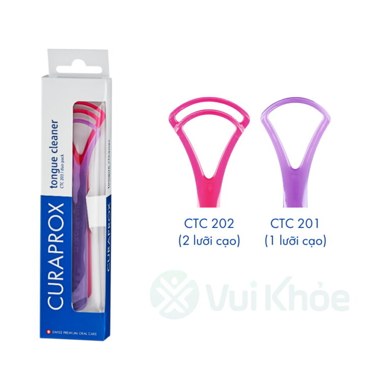 Bộ cạo lưỡi CTC 203 hồng và tím